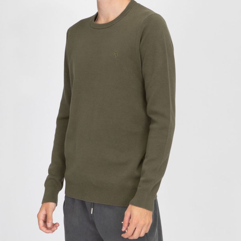 Pull fin col rond milano manches longues Homme BILL TORNADE