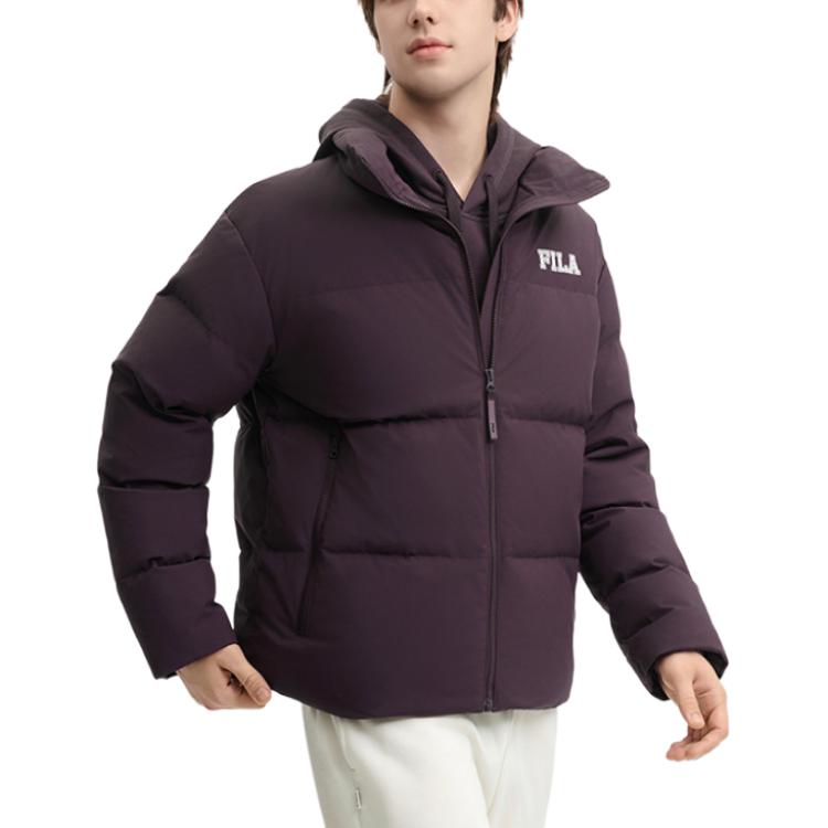 New FILA Down Jacket Unisex Sandalwood Brown F51M449904F-BN