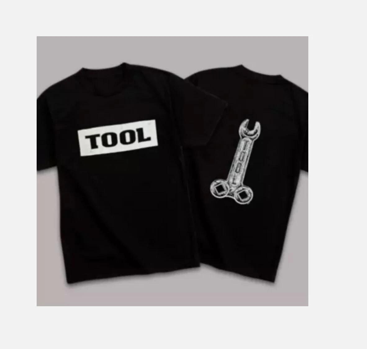 TOOL Band Wrench Pallus Logo 100% Cotton T-shirt Mens Tees Top S