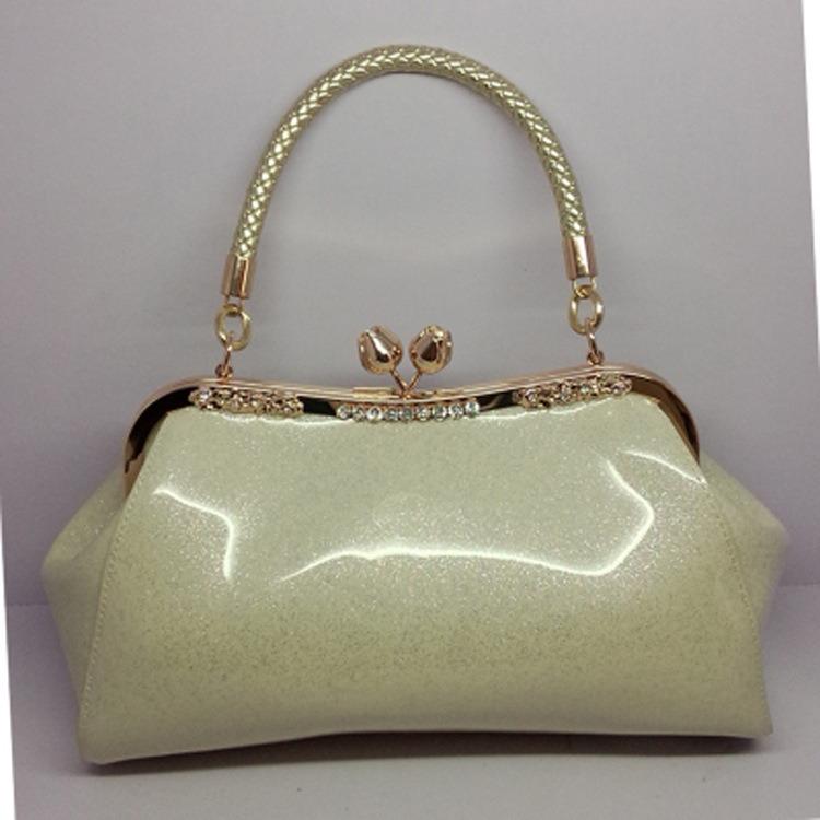 Single Shoulder Bag New Bride Women's Bag Women's Handbag European and American Fashion Sequin Shell Bag Women's Handbag