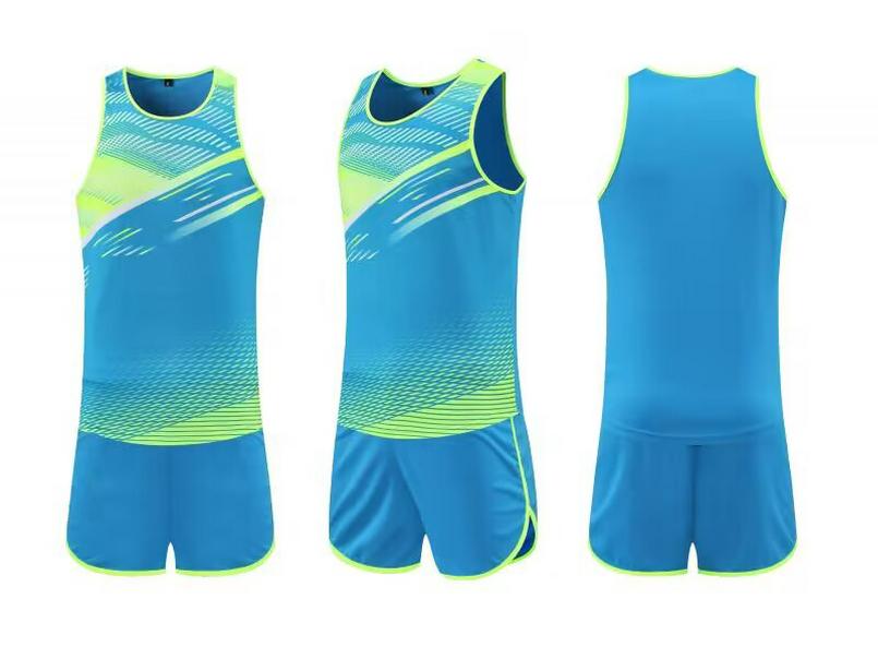 Unisex Quick-Dry Sweat-Wicking Track and Field Training Uniform Set