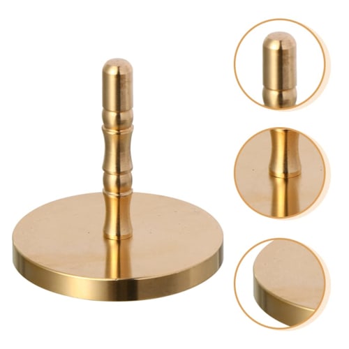 HEALLILY Incense Ash Tool, Incense Burner Powder Press, Seal Stick Shovel, Brass Incense Ash Presser, Incense Burner Accessory, 5cm