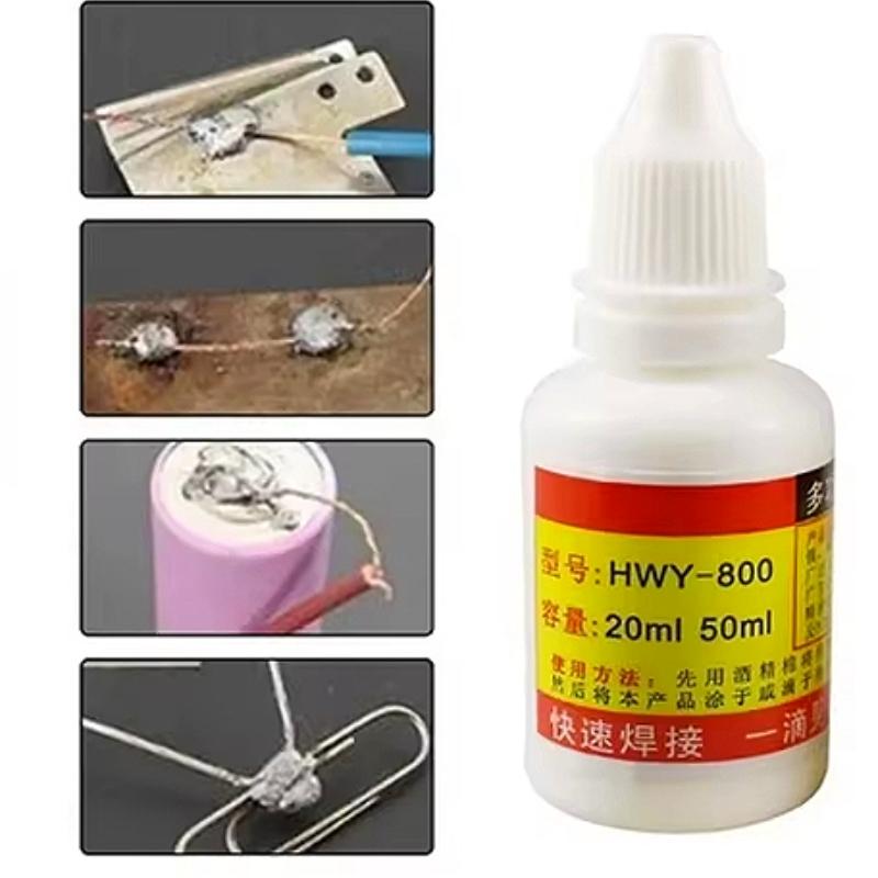 1/2/3pcs 20ml Stainless Steel Liquid Flux Welding Solder Non-toxic Copper HWY-800 Paste Flux Liquid Solders Water Liquid Solders