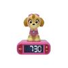 Digital Night Light Alarm Clock - Paw Patrol Girls - 3D Light-Up and Sound - Child
