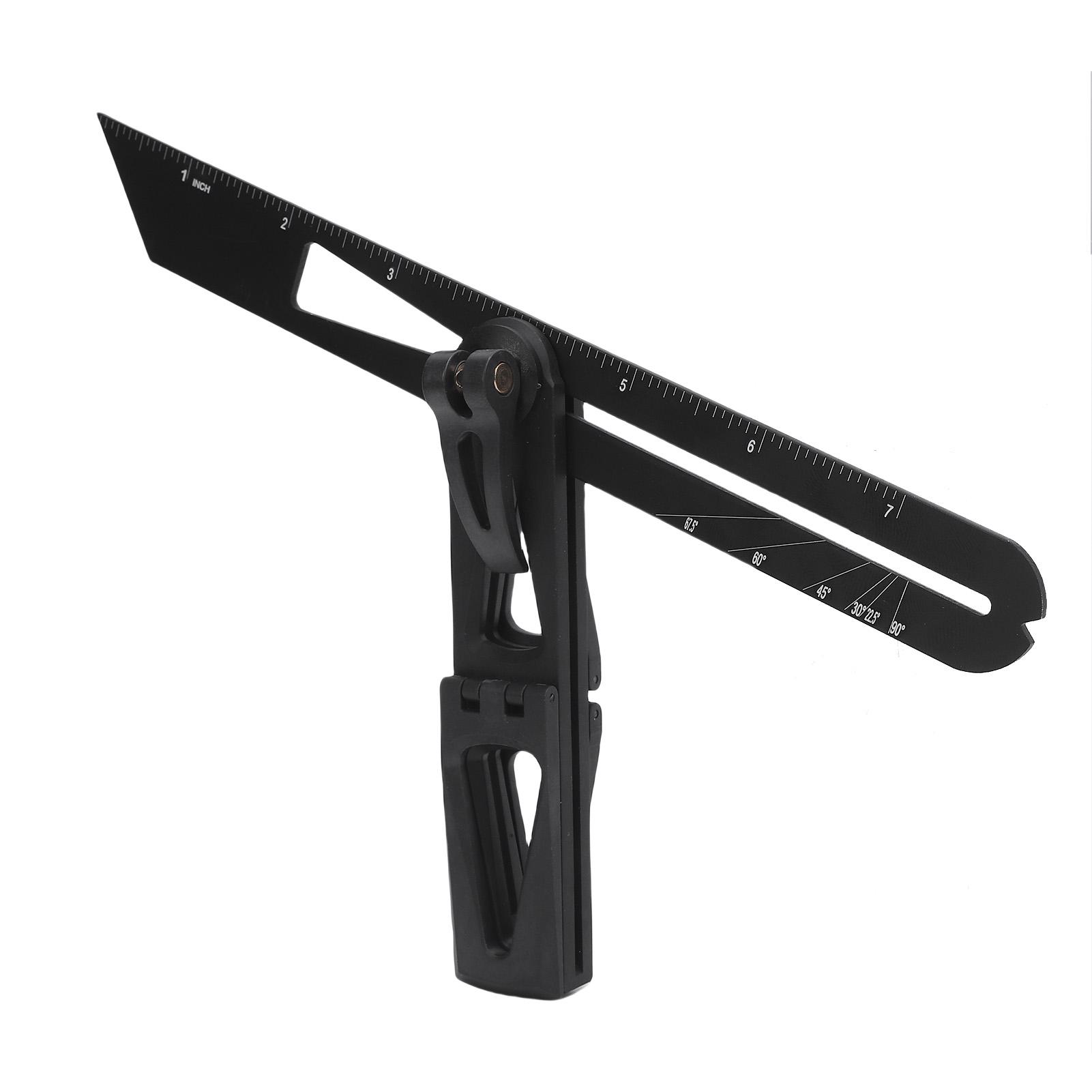 

Подвижный угломер 90 45 градусов разметочная линейка АБС ласточкин хвост скользящая измерительная линейка для