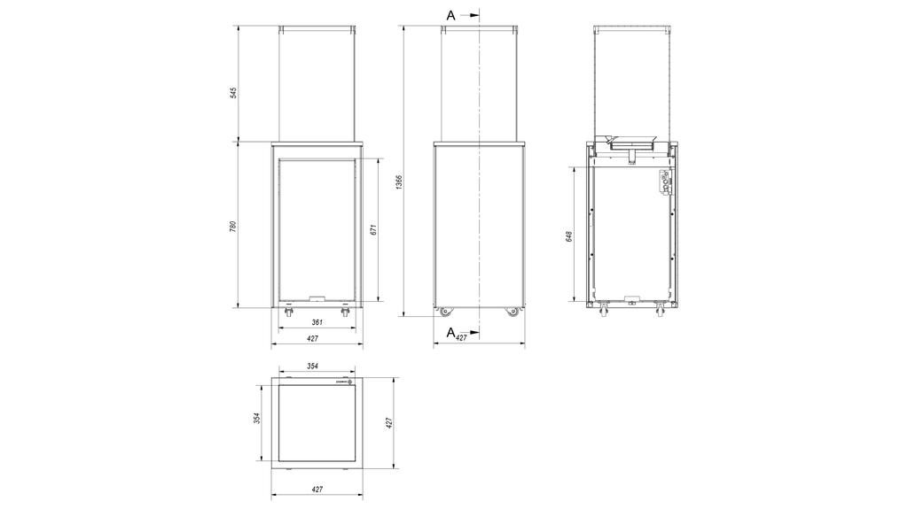 Patio Plynový ohřívač Patio Mini Steel ruční 8,2 kW
