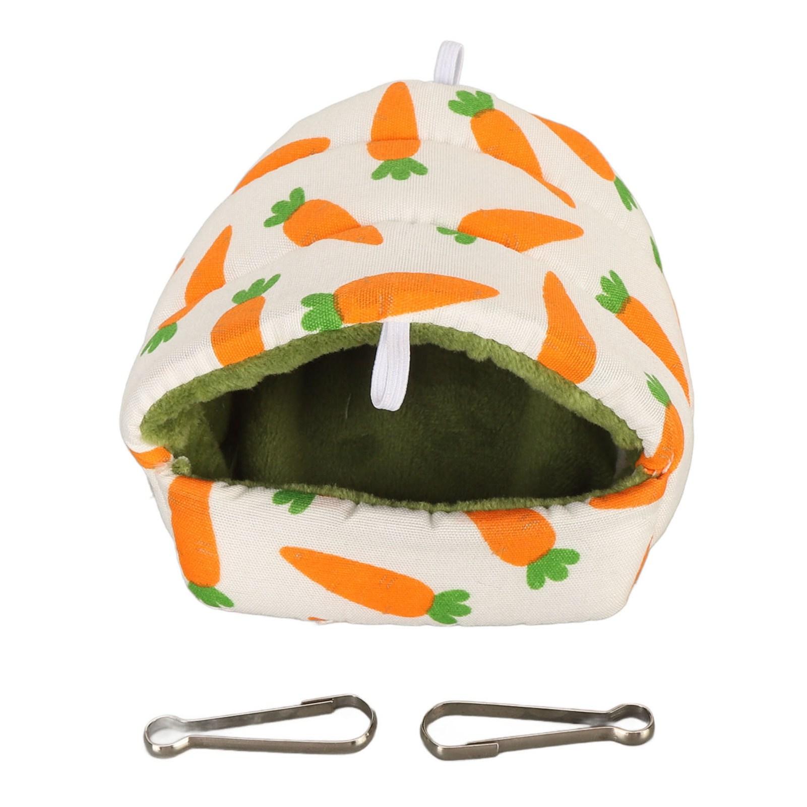 

Домик-кровать для птиц, многоцелевой мягкий, удобный, уютный, утолщенный, теплый домик-кровать для хомяка для попугая волнистого попугая 8x8x8cm / 3.1x3.1x3.1in