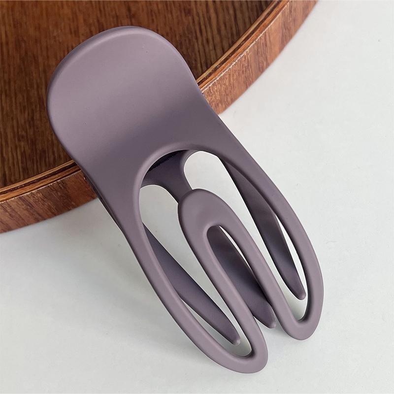 

Женская простая большая заколка для волос, женская заколка для волос в форме акулы, зажим для волос на затылке, заколка для волос, головные уборы, инструменты для укладки фиолетовый