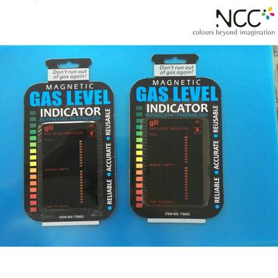 Gas Lever Indicator Gas Surplus Test Card
