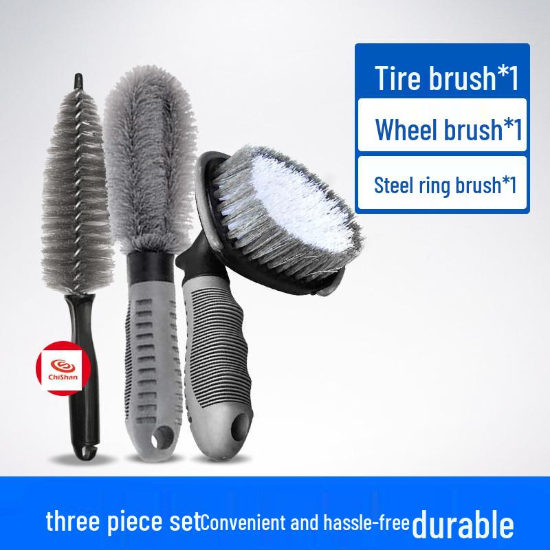 

Мощный набор щеток для чистки автомобильных шин и ступиц колес