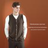 [Ultrawarm] Herrenweste aus Seide, Wolle und Samt für Herbst/Winter – perfekt für Menschen mittleren und höheren Alters.