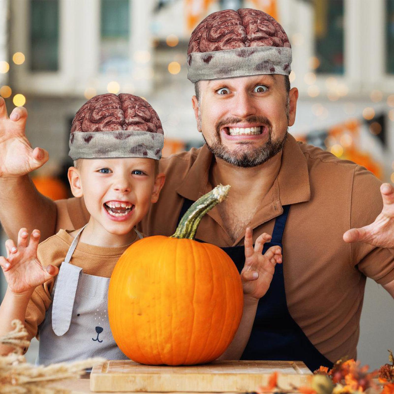 

Шапка-бини «Мозг», новинка, шапки-бини «Мозг», 3D дизайн ужасов, аксессуар для костюма для женщин, взрослых, реквизит для фото, комедийное сценическое выступление CN