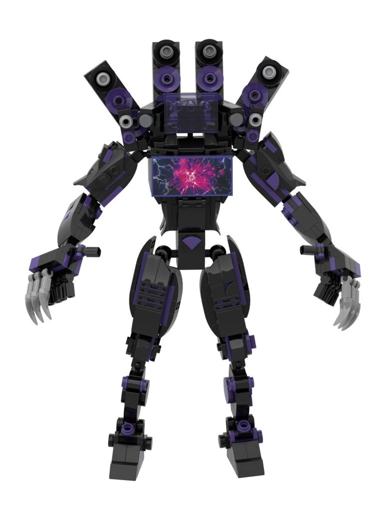 2024 3D Children's Block Plastic Game Designer for Teens and Children Skibidi Toilet 455pcs