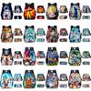 Dragon Ball Z Backpack Cartoon Oxford Fabric School Bag With Breathable Straps For Middle School Students