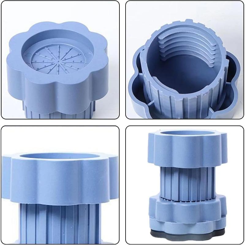 4Pcs Universal Heightening Pad For Washing Machine Base Shock-Absorbing Slip Base for Refrigerators Proof and Silent