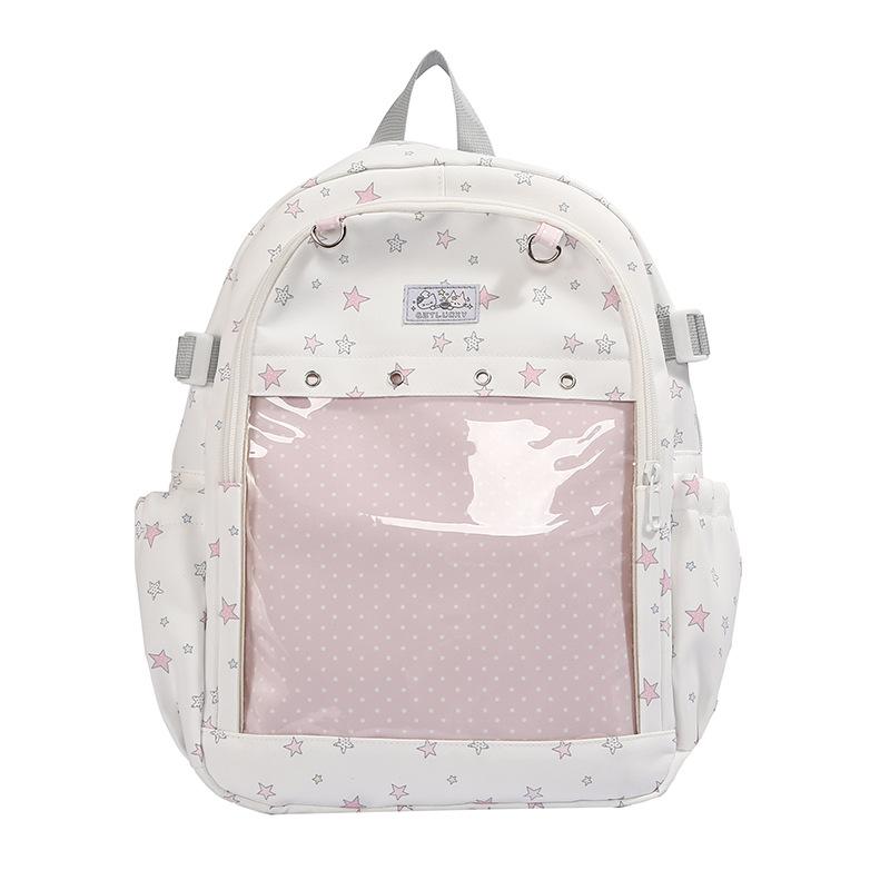 Schoolbag Japanese Star Backpack Female Student Schoolbag Lightweight High Value Pain Bag Girls Campus Versatile Girl Style Backpack