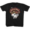 Charlie Daniels Band Logo And Fiddlin Black Youth T-Shirt