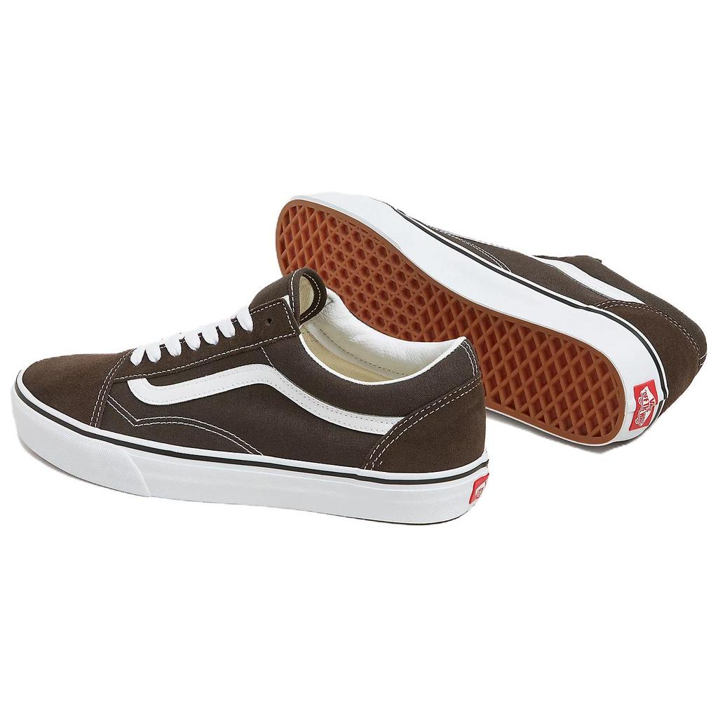 Vans Unisex Old Skool Sporty Color Theory Low-Top Suede Canvas Skate Casual Sneakers Turkish Coffee Brown VN000CT8D4C