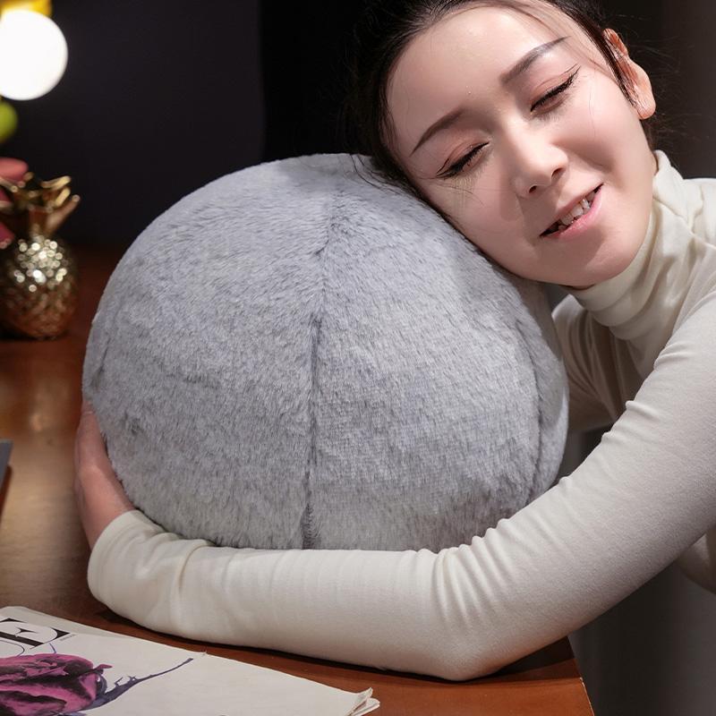 10~40cm nadýchaný plyšový polštář s kuličkou, plněný, barevný, dekorace na pohovku/židli, přehozový polštář, dárek