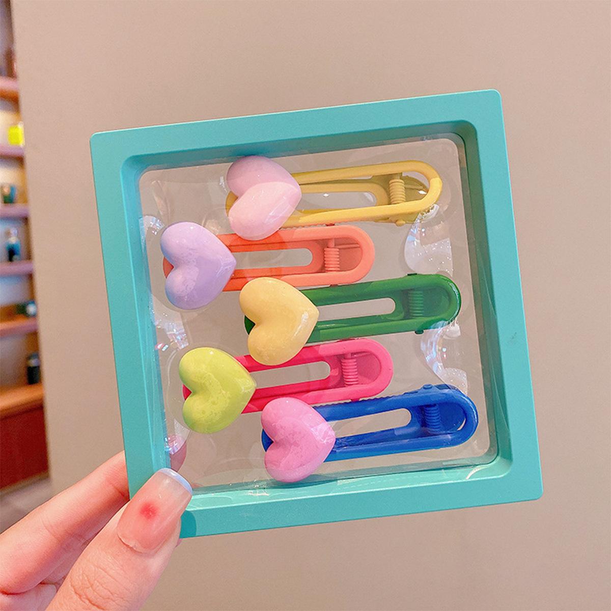 Дофаминовая коробка мультяшная заколка темперамент детская заколка сладкая милая заколка для волос с челкой боковой заколкой