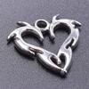 No Fade Silver Color Stainless Steel Angel Charms For Jewelry Making Supplies Handmade Necklace Earrings Pendant DIY Heart Cross