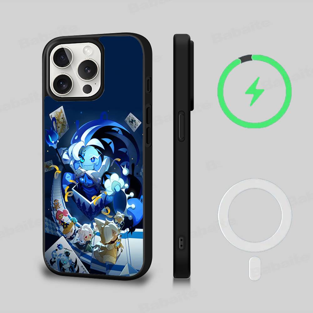 Cookie Run Kingdom Magnetic Wireless Phone Case For IPhone 17 16 15 14 13 12 11 Pro Max Plus Mag Phone Cover