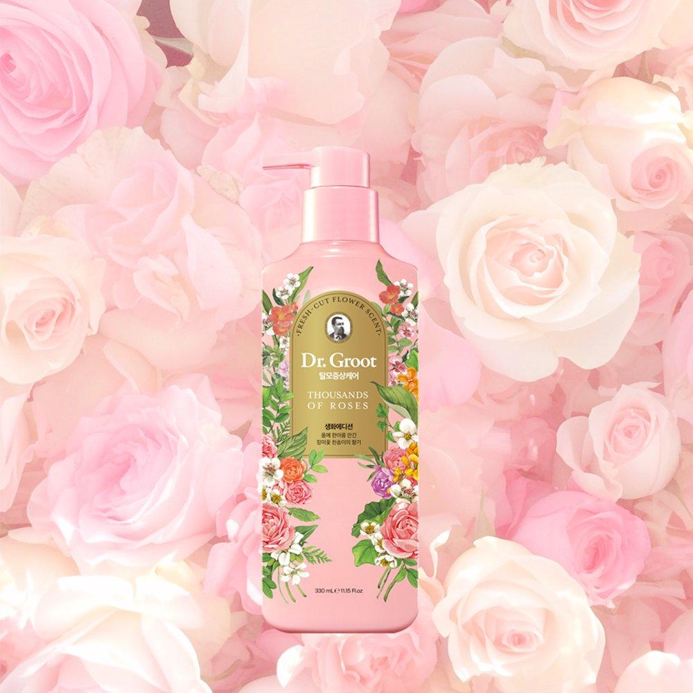 Dr.Groot Bio-Edition Anti-Hair Loss Shampoo (Rose Scent), 330ml