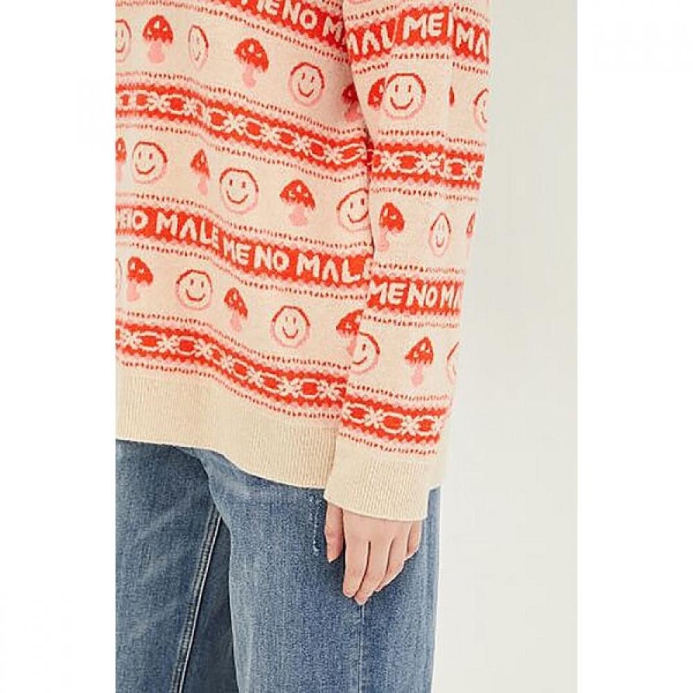 Benetton Benetton Mushroom Smile Knit Bakp49361 Or
