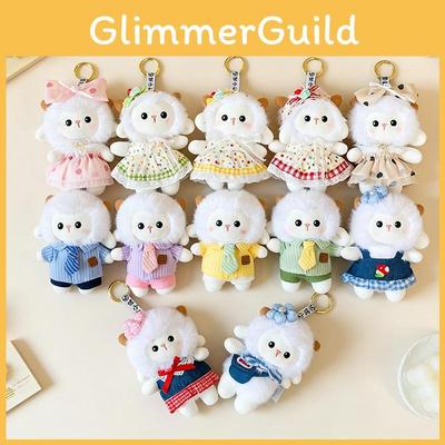 Cute Sheep Plush Keychain With Cartoon Design For Bag Decoration And Gifts