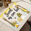 4PC Spring Sunflower Floral Pattern Festive Placemats, Home Dining Table Mats Set, "Sweet As Can Bee" & "Hello Sunshine" Design