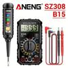 Multimeter Tester Pen Suit ANENG SZ308+B15 Multimeters 1999 Counts 24-250V Voltage Detector Meter Diagnostic Breakpoint Finder