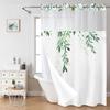 Floral Double-Layer Polyester Shower Curtain