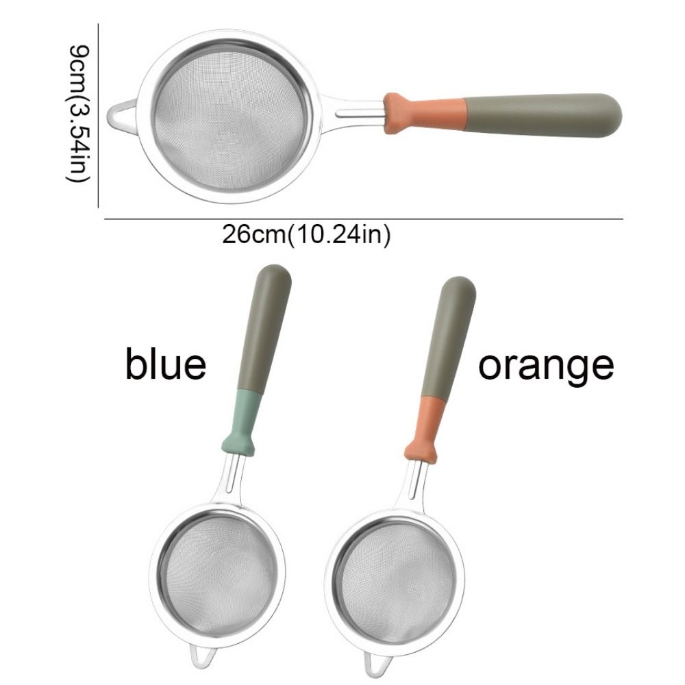 Household Flour Filter Spoon Handheld Skimmer Strainer Multifunctional Flour Sifter  For Flour Milk