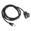 Cat5e Flush Mount Cable Universal Cat5e 100M Male to Female Ethernet Network Panel Mount Extension