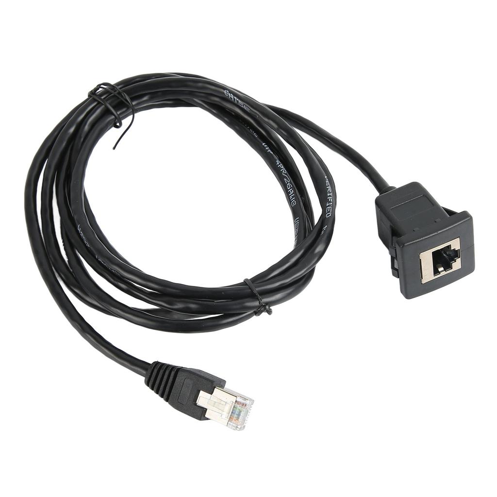 Cat5e Flush Mount Cable Universal Cat5e 100M Male to Female Ethernet Network Panel Mount Extension