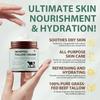WHLH & WELL-BEING Beef Tallow for Skin, Beef Tallow and Honey Balm, All-Natural Ingredient Moisturizer for Face & Body Skin Care 1Pack
