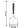 Stainless Steel Potatoes Crusher Rust-proof Potato Presser Practical Potatoes Masher  Cooking