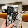 Colorful Flowers Magnetic Case For Samsung Galaxy S24 S23 Ultra Plus S23 FE S22 For Magsafe Wireless Charge Acrylic Phone Cover