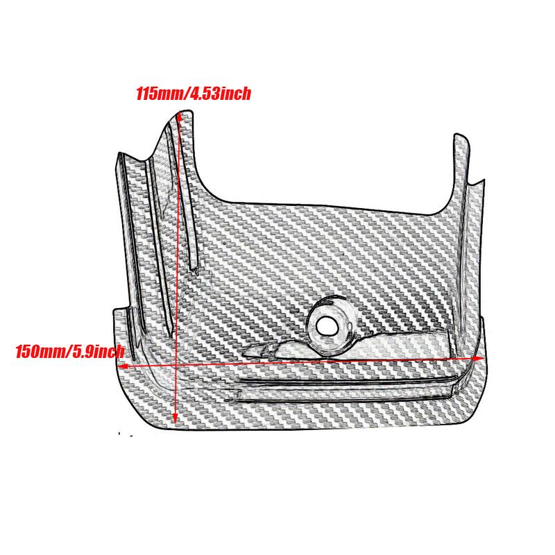 For Yamaha Nmax 2025 nmax155 V3 Motorcycles Accessories Seat Cushion Decoration Cover Carbon Fiber Seat Cushion Bracket Cover
