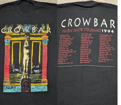 Merry Christmas Crowbar 1994 Tour Collection Reprint All Size B07.6 Unisex T-Shirt