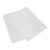50Pcs Sheet Protector Paper Binding Cover Matte A5 20 Holes PP Plastic for Presentation White