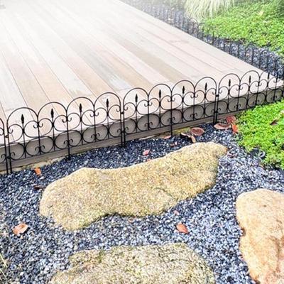 Draht-Gartenzaun, Rostfrei, Dekorativ, Faltbare Beetbegrenzung, Metallkante für Außenbereich, Schutz für Terrasse/Weg, Flexibles Design