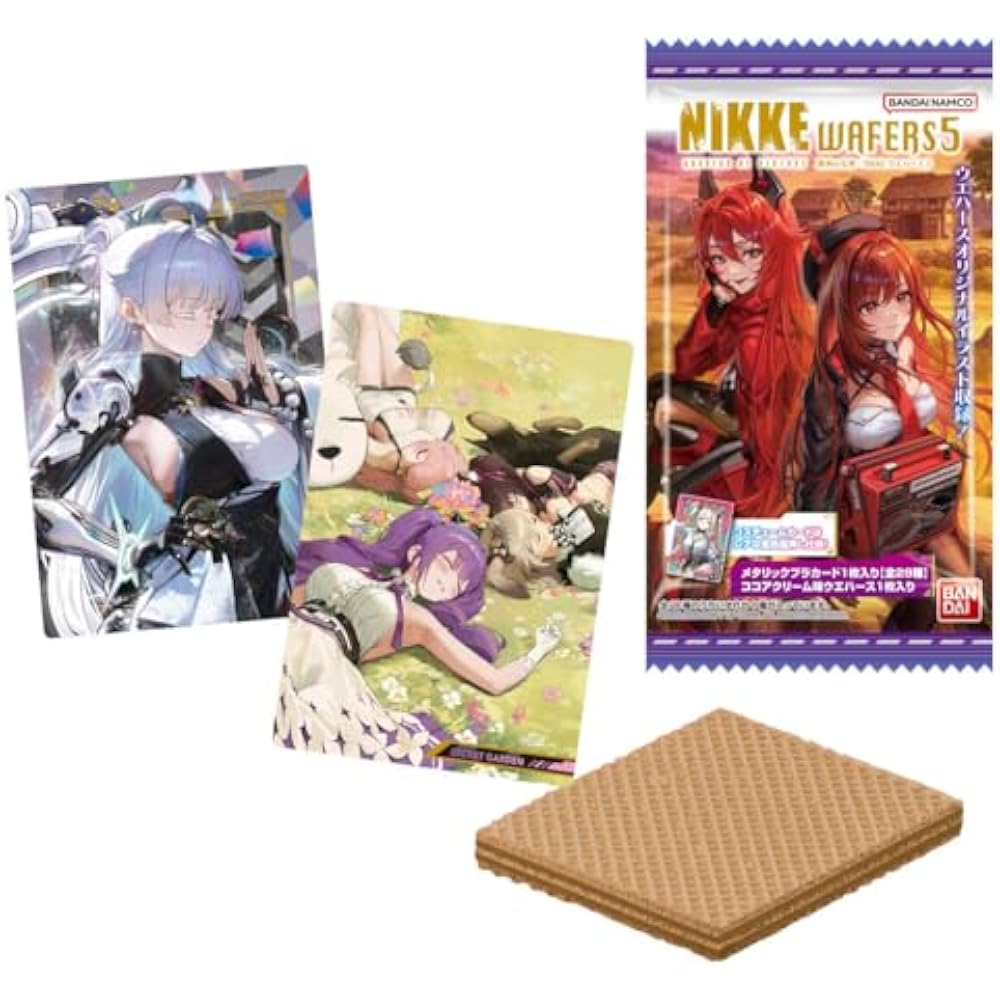Bandai (BANDAI) Goddess of Victory: NIKKE Wafer 5 – Wafers (Baked Snacks) – Food Toy [Boxed Set /...