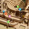 3d Wooden Puzzle Marble Runs Mechanical Puzzles Self Assembly Toy STEAM Educational Toys Model Building Kits for Kids Adult Gift