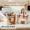 Large Capacity Insulated Lunch Box Bag Outdoor Portable Waterproof Storage Bag With Handle Cartoon Food Container Thermal Bag