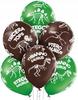 Balony Lateksowe 12 Cali, Szkielety Dino, 6 Szt.
