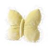 Butterfly Throw Pillow Cuddly Butterfly Pillow with Lace Ruffle Decorative Sofa Couch Pillow for Home Living Room Bedroom Decor