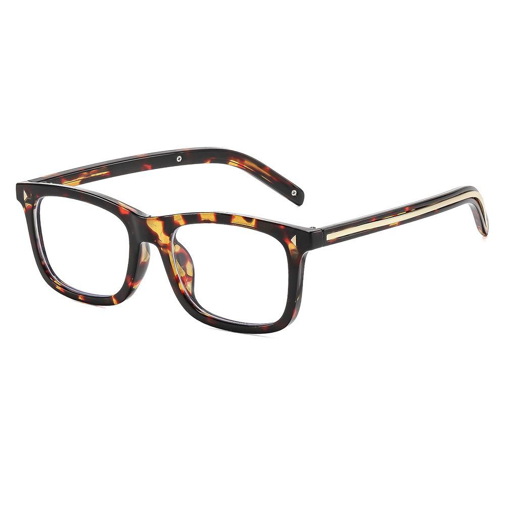 2026 Retro Square Frame Rice Nail Sunglasses: Stylish Outdoor Street-Style Face-Slimming Sun Protection Glasses