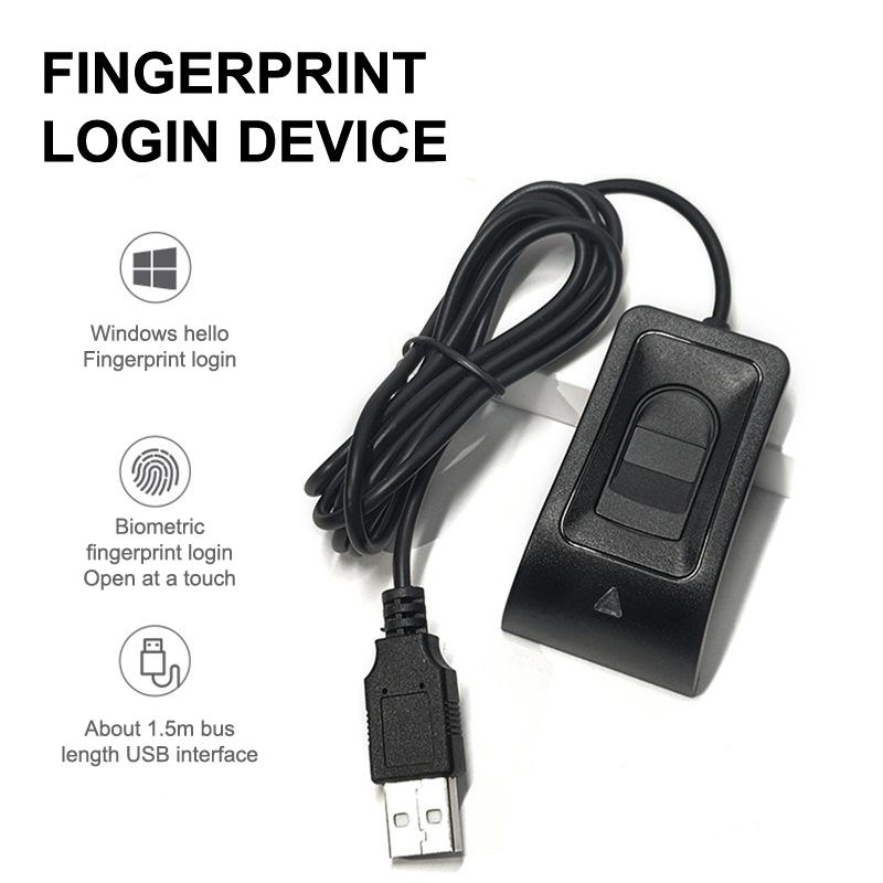 For Windows 10 11 Usb Fingerprint Reader Fingerprint Biometric Fingerprint Login Windows Password Free Operation