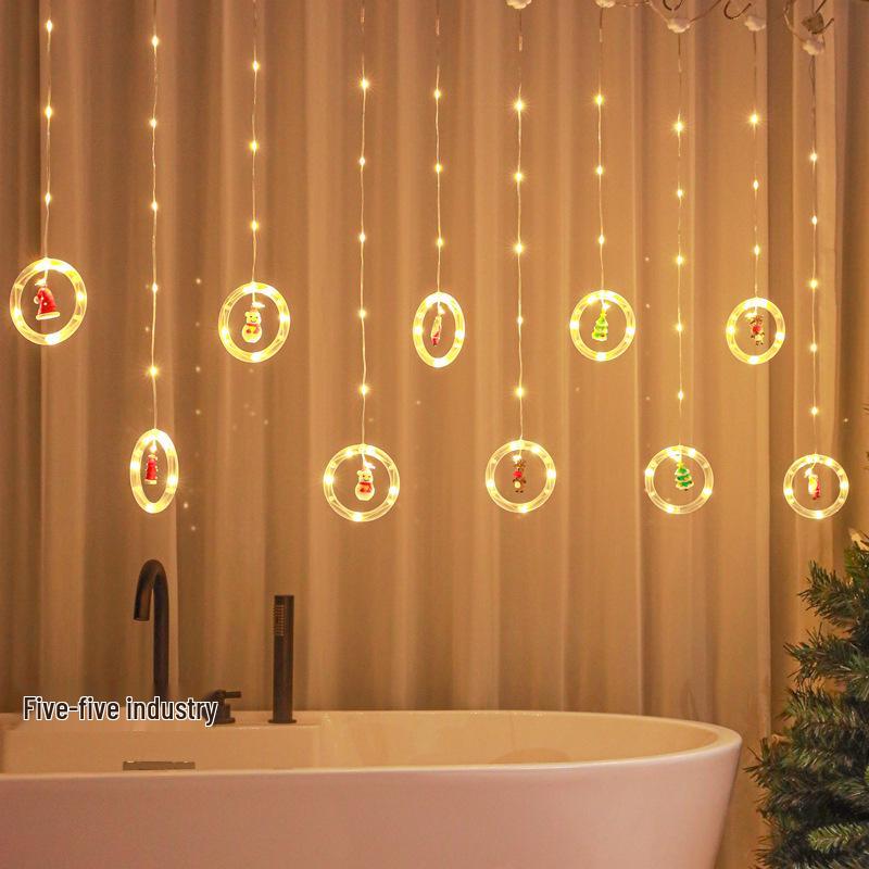 Samsung LED Curtain String Lights - Stars & Moon Decoration for Festivals